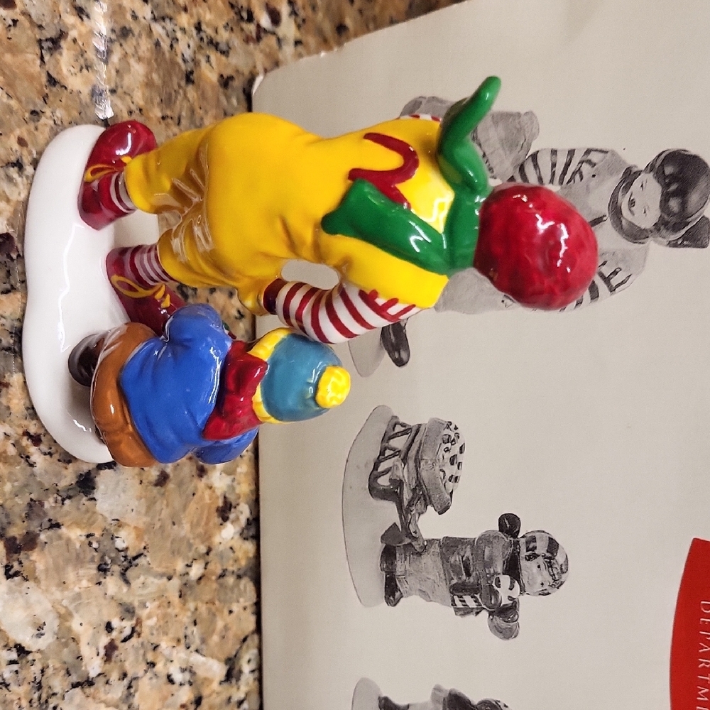 Dept 56 - Snow Village - "Kids, Candy Canes & Ronald McDonald - Picture 3 of 10